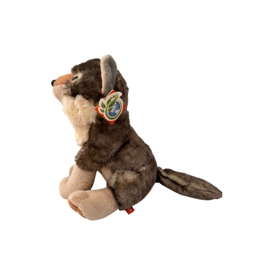 Wild Republic CK Wolf Plush Toy 12" Eco-Friendly 100% Recycled Water Bottles